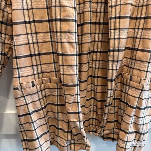 Rue+ Tan and Black Plaid Jacket - Picture 3 of 7